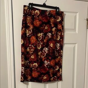Floral Print Women's Skirt